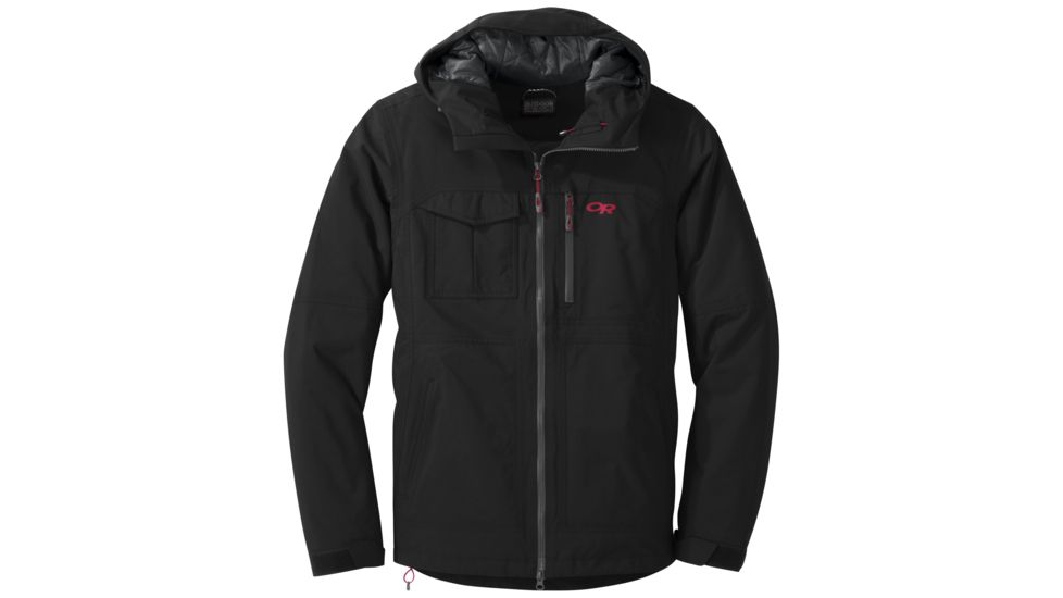 Outdoor Research Blackpowder II Jacket - Mens, Black, Extra Large, 2714150001009