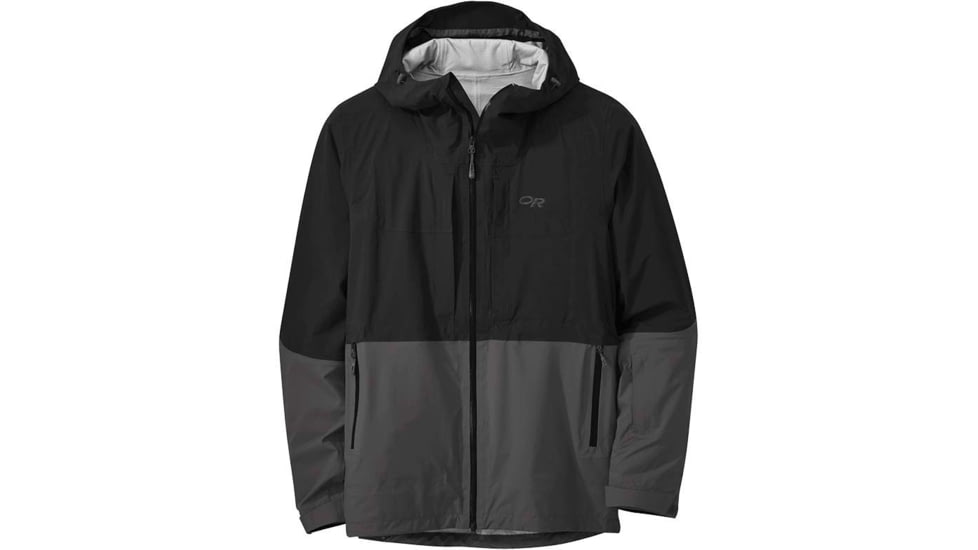 Outdoor Research Carbide Jacket - Mens, Black/Storm, Large, 2775631344008