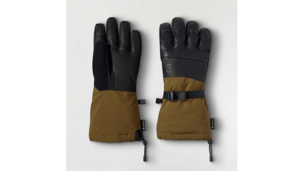 Outdoor Research Carbide Sensor Gloves - Mens, Saddle/Black, Large, 2776261654008