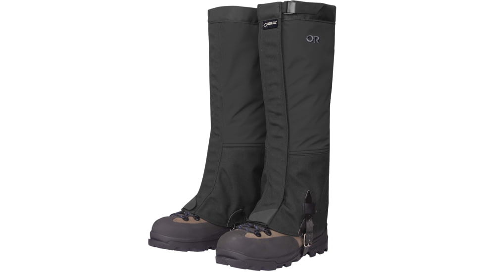Outdoor Research Crocodile Gaiters - Mens, Black, Small, Wide, 2877160001006