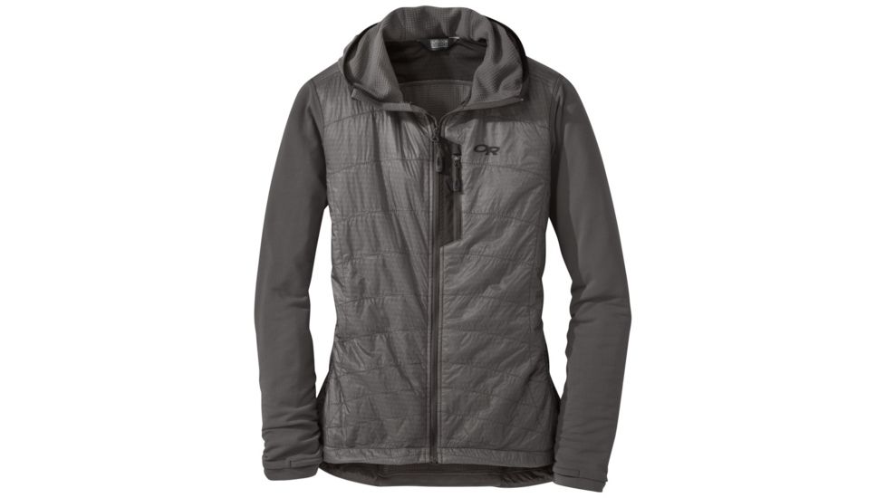 Outdoor Research Deviator Hoody - Women's, Pewter, XS, 2437780008005