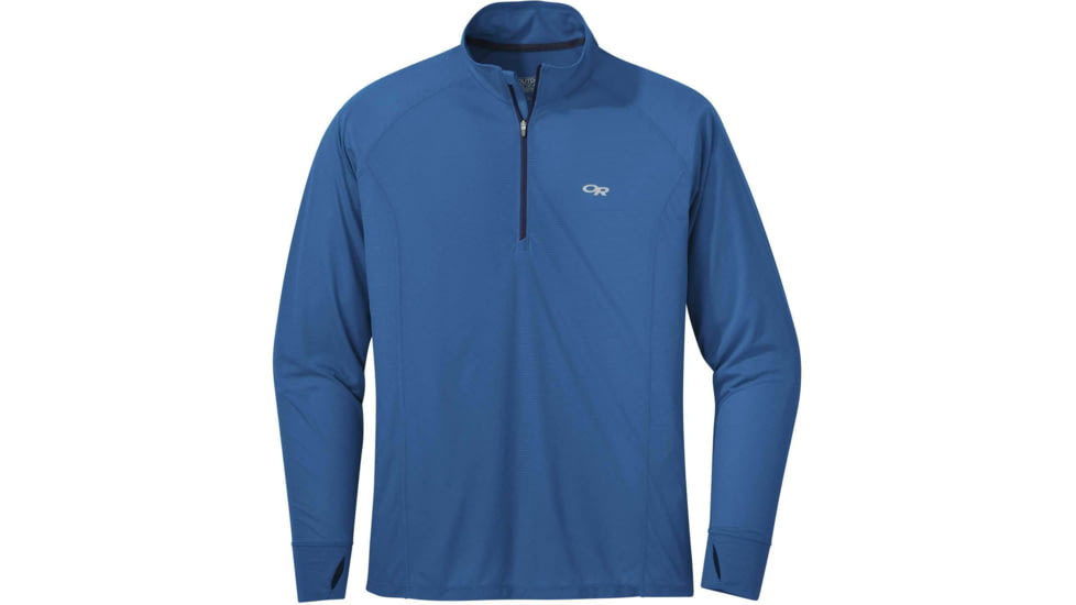 Outdoor Research Echo Quarter Zip - Mens, Admiral, Extra Large, 2692071782009