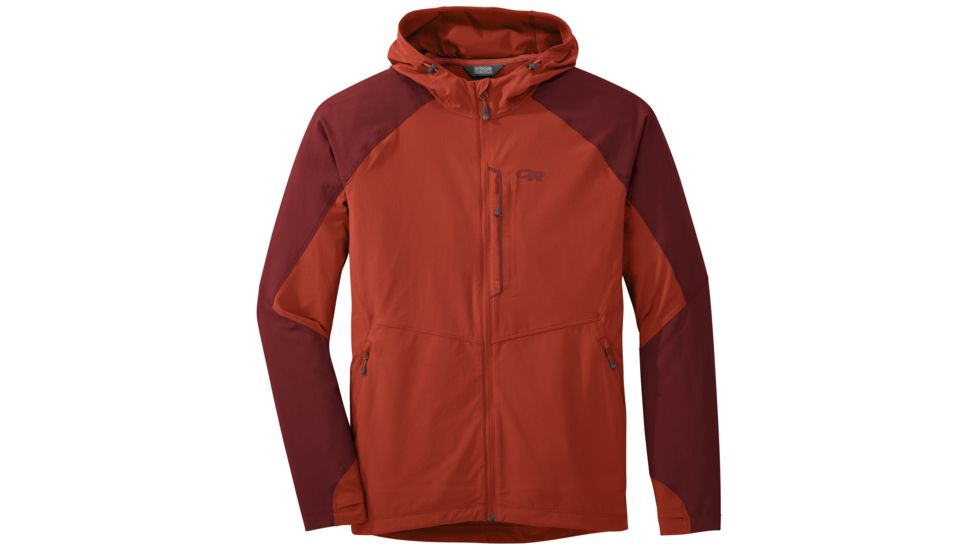 Outdoor Research Ferrosi Hooded Jacket, Men's, Diablo/Taos, XL 250094-diablo/taos-XL