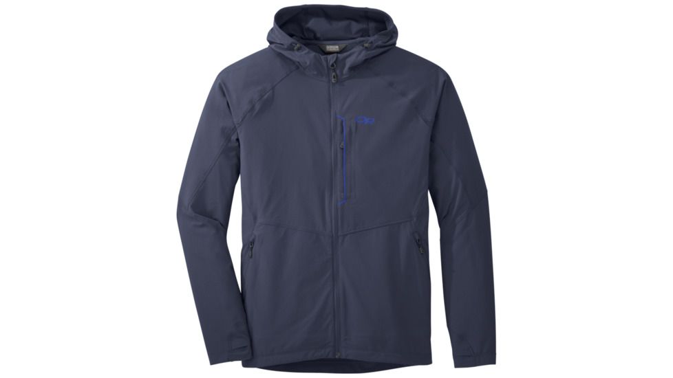 Outdoor Research Ferrosi Hooded Jacket - Mens, Naval Blue, Extra Large, 2691711289009