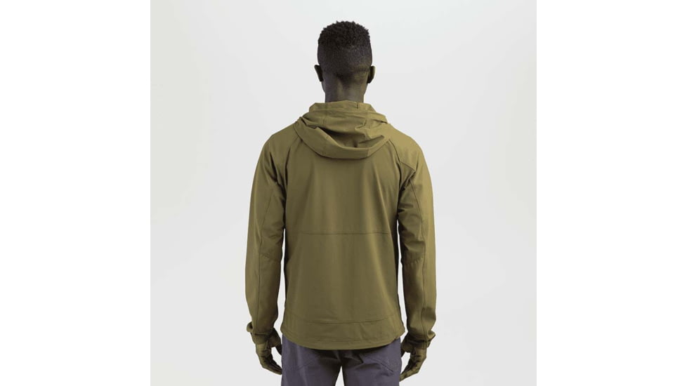 Outdoor Research Ferrosi Hoodie - Mens, Loden, Large, 2691711943008