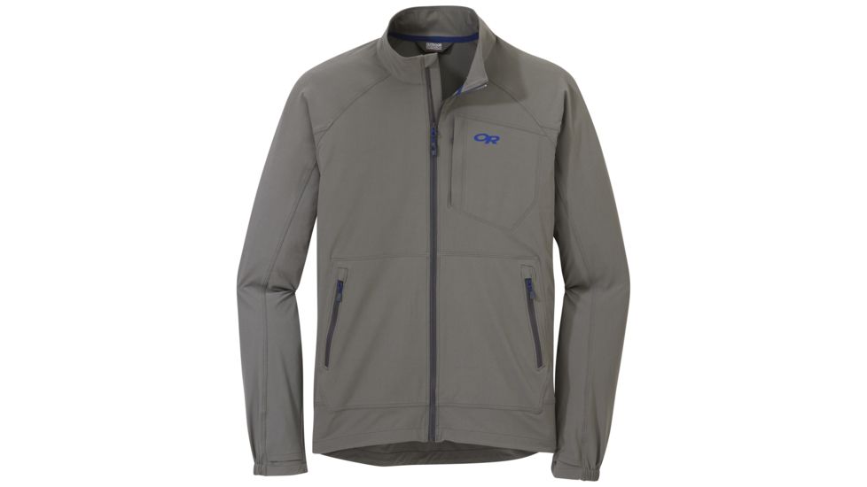 Outdoor Research Ferrosi Jacket - Mens, Pewter, Large, 2691720008008