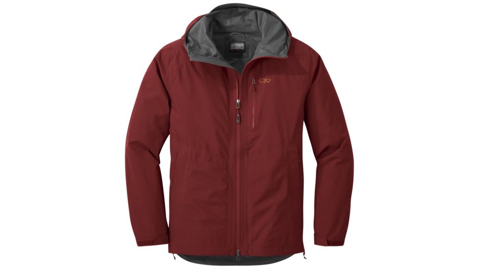Outdoor Research Foray Jacket - Mens, Firebrick, Medium, 2680801285007