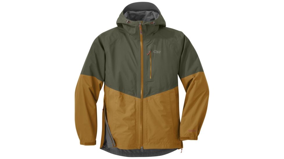 Outdoor Research Foray Jacket - Mens, Juniper/Curry, Small, 2680801457006