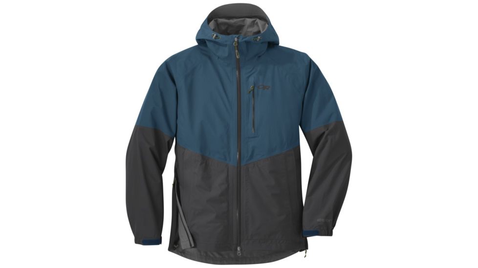 Outdoor Research Foray Jacket - Mens, Peacock/Storm, Small, 2680801460006