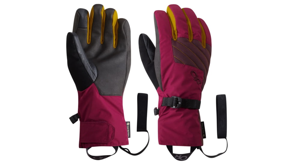 Outdoor Research Fortress Sensor Gloves - Womens, Beet/Cacao/Turmeric, Small, 2715531684006