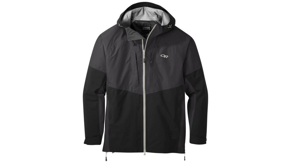 Outdoor Research Furio Jacket - Mens, Storm/Black, Extra Large, 2714111345009