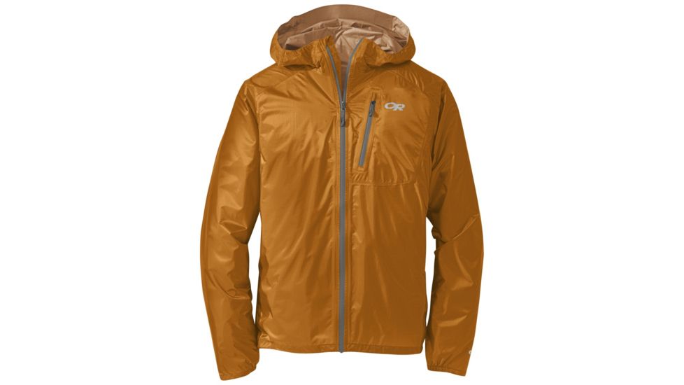Outdoor Research Helium II Jacket - Mens, Pumpkin/Pewter, Extra Large, 2429691359009
