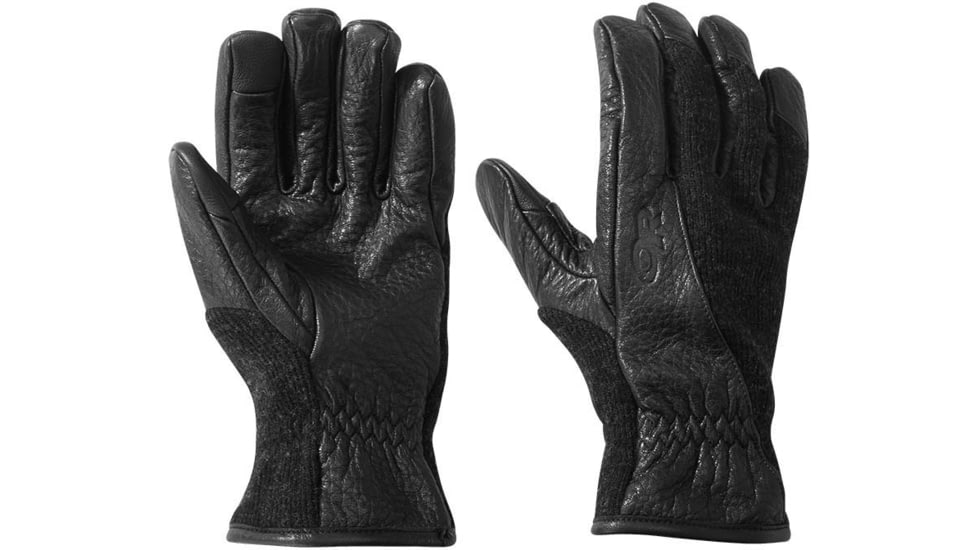 Outdoor Research Merino Work Gloves, Black, Small, 2776330001006