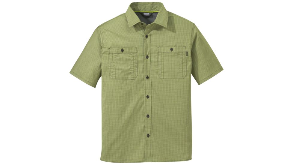 Outdoor Research Onward Short Sleeve Shirt, Men's, Hops, L 266291-hops-L