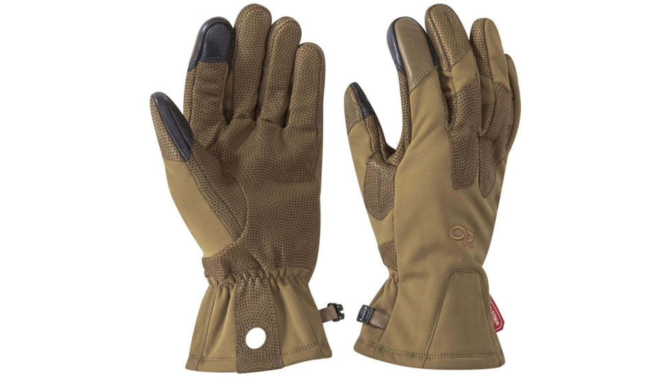 Outdoor Research Paradigm Sensor Gloves - Mens, Coyote, Extra Large, 2668290014009
