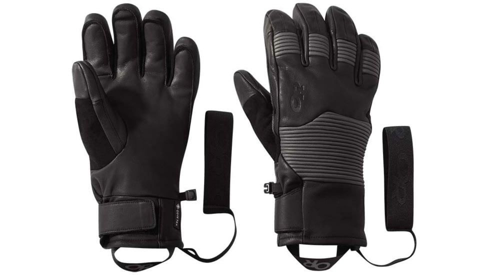 Outdoor Research Point N Chute Sensor Gloves - Mens, Black/Storm, Extra Large, 2776241344009