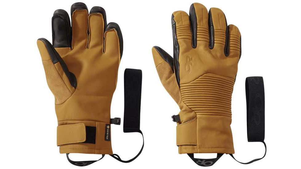 Outdoor Research Point N Chute Sensor Gloves - Mens, Natural/Blk, Medium, 2776241199007