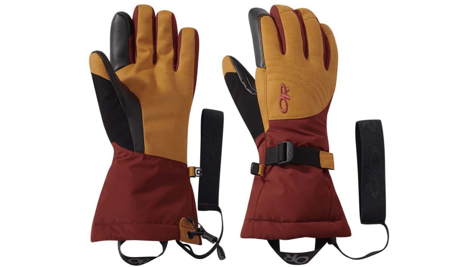 Outdoor Research Revolution Sensor Gloves - Womens, Madder/Natrl, Large, 2776301926008