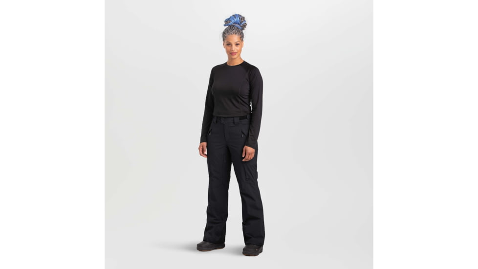 Outdoor Research Snowcrew Pants - Womens, Black, Small, 2832060001006