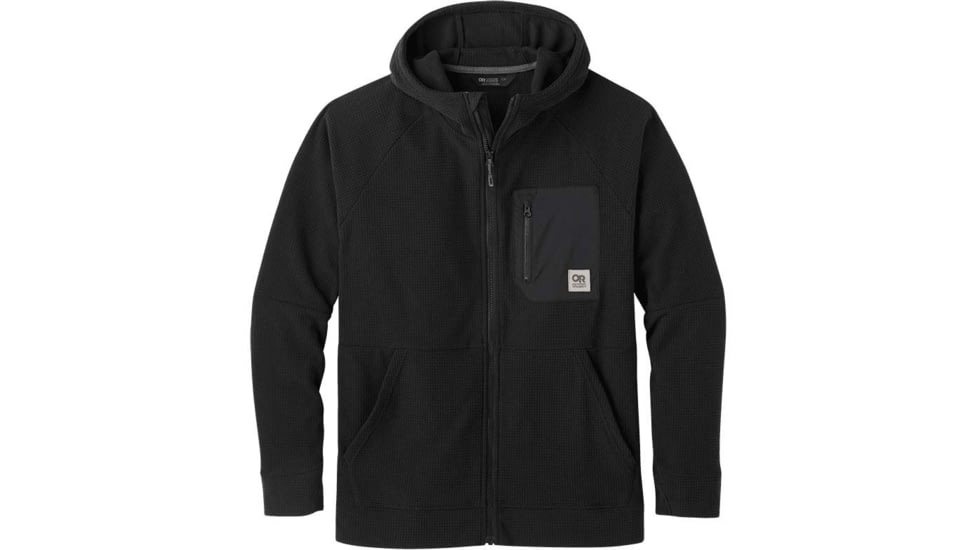 Outdoor Research Trail Mix Hoodie - Mens, Black, Extra Large, 2799530001009