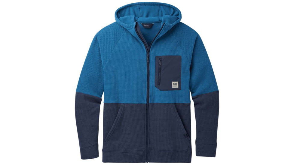 Outdoor Research Trail Mix Hoodie - Mens, Cascade/Naval Blue, Large, 2799531957008