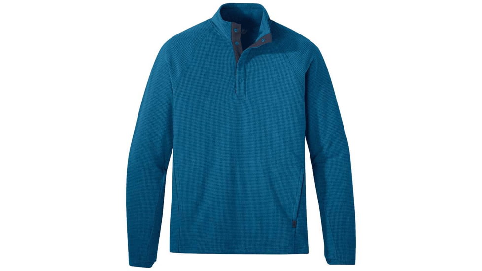 Outdoor Research Trail Mix Snap Pullover - Mens, Cascade, Extra Large, 2744151856009