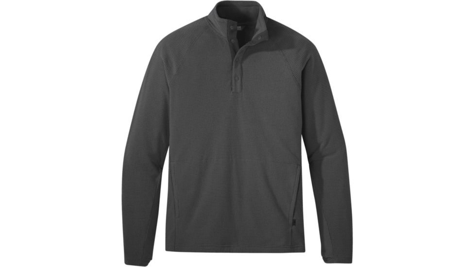 Outdoor Research Trail Mix Snap Pullover - Mens, Storm, Medium, 2744151288007