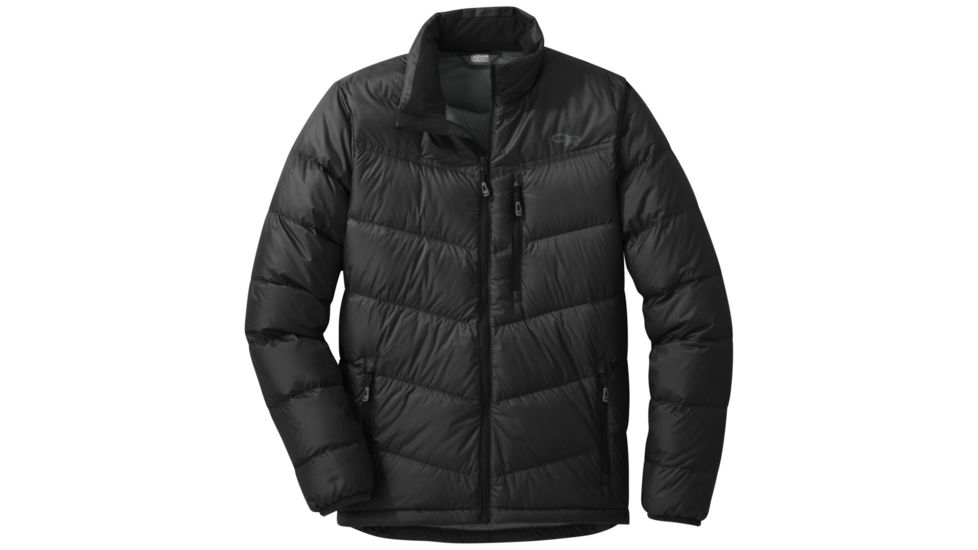 Outdoor Research Transcendent Down Jacket - Mens, Black, Extra Large, 2680850001009