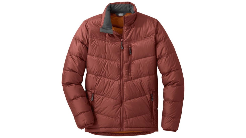 Outdoor Research Transcendent Down Jacket - Mens, Madder, Extra Large, 2680851859009