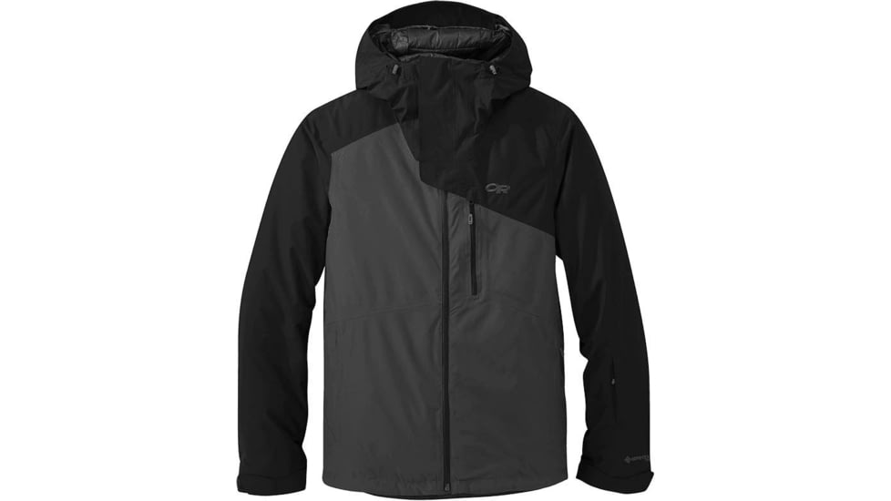 Outdoor Research Tungsten Jacket - Mens, Storm/Black, Medium, 2775611345007