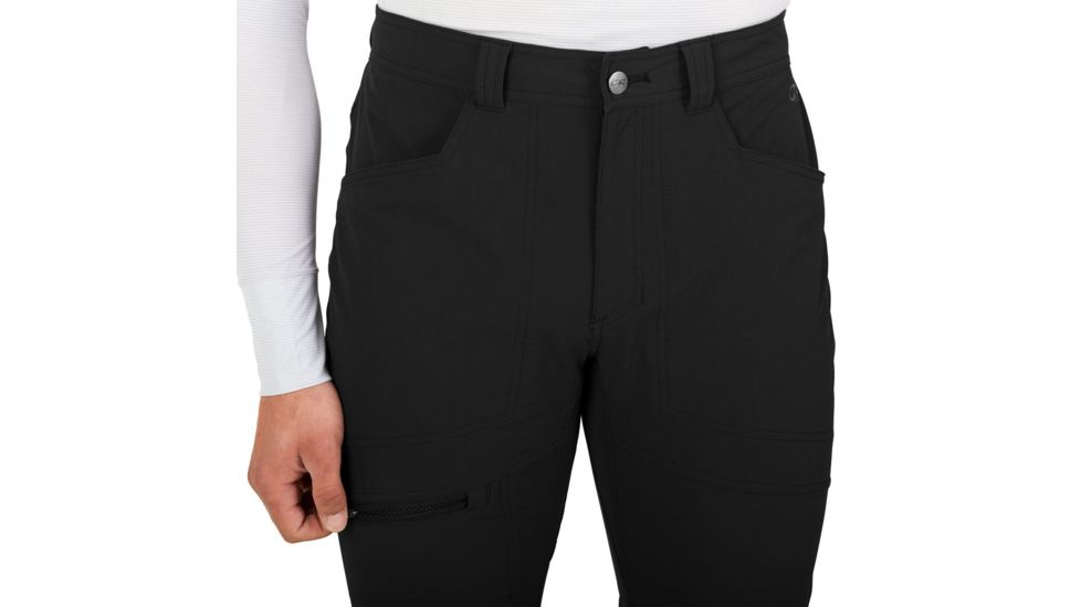 Outdoor Research Voodoo Pants - 32in - Mens, Black, 30, Regular Inseam, 2714690001319