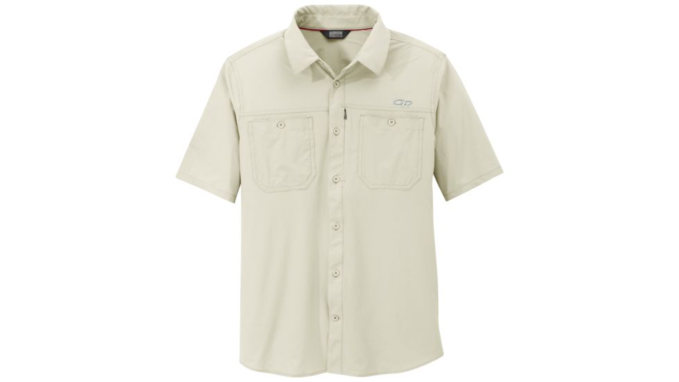 Outdoor Research Wayward Short Sleeve Shirt - Mens, Sand, Small, 2692200910006