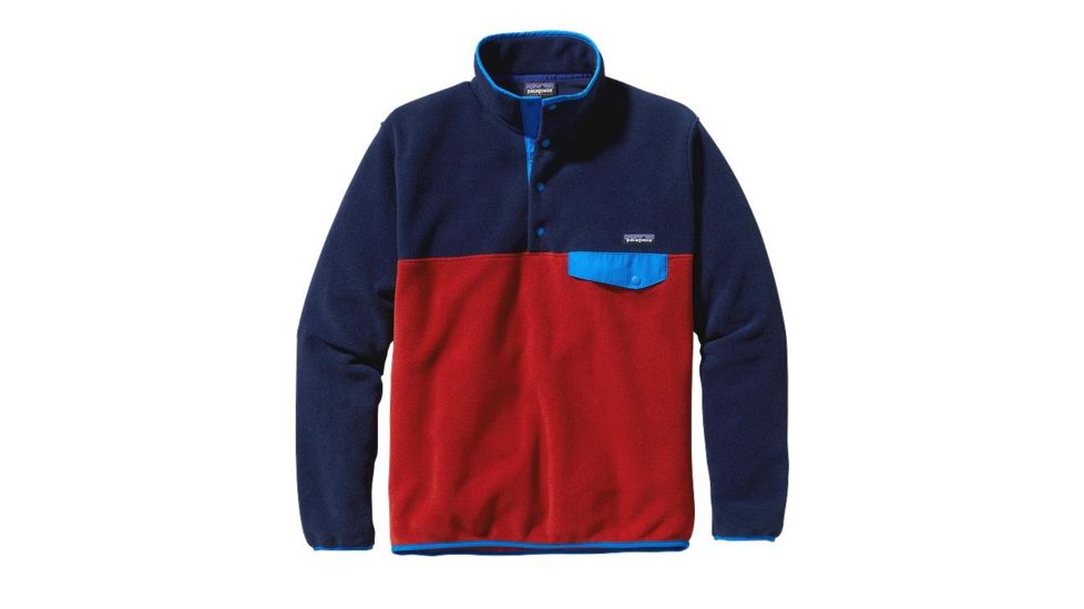 Patagonia Lightweight Synchilla Snap-T Pullover - Men's-Classic Navy-X-Small