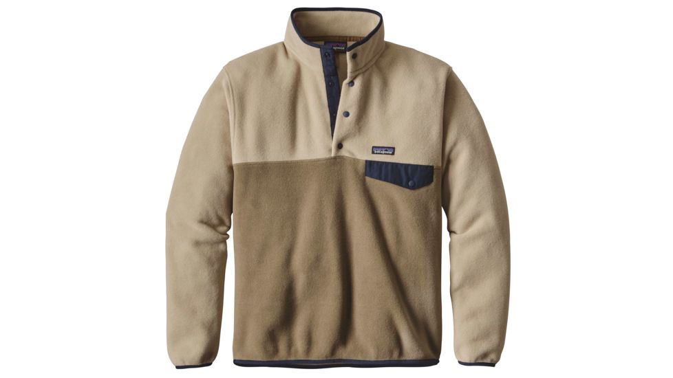 Patagonia Lightweight Synchilla Snap-T Pullover - Men's-Small-Ash Tan