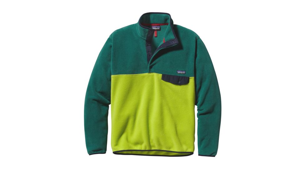 Patagonia Lightweight Synchilla Snap-T Pullover - Mens-Peppergrass Green-Large