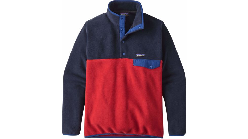Patagonia Lightweight Synchilla Snap-T Pullover - Men's-Large-Classic Red
