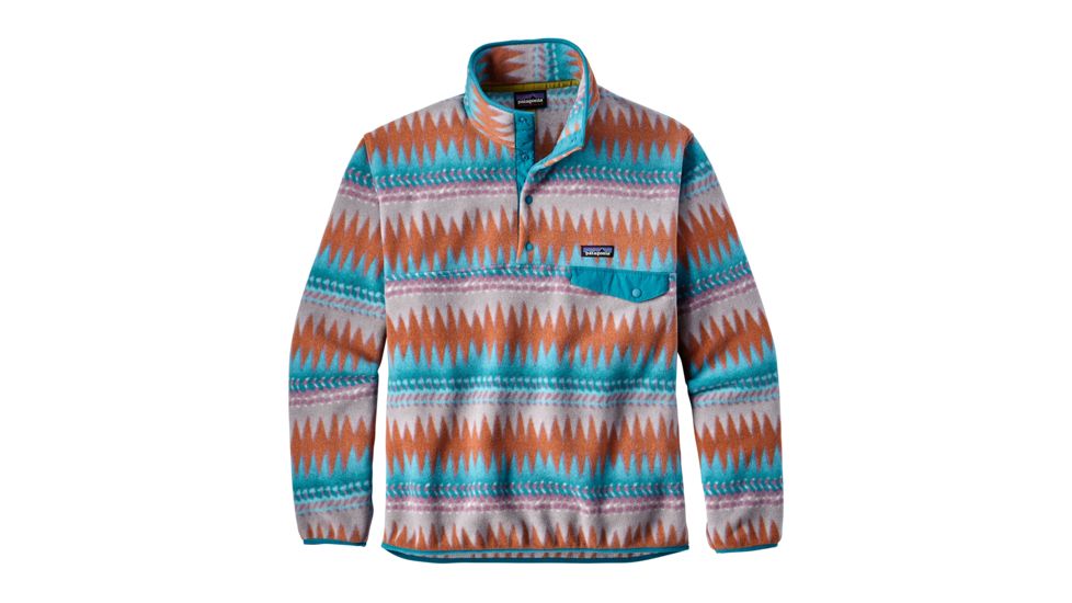 Patagonia Lightweight Synchilla Snap-T Pullover - Mens-X-Large-Laughing Waters/Filter Blue