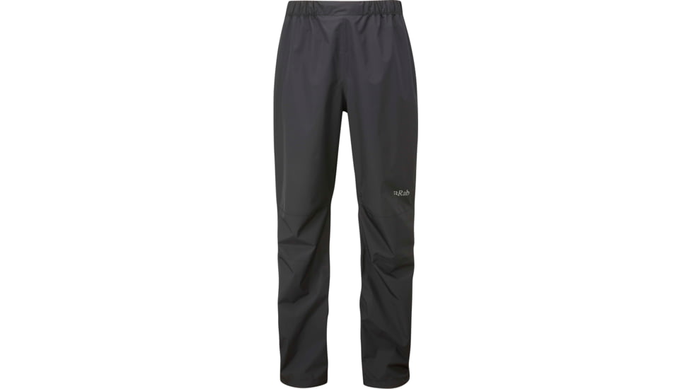 Rab Downpour Eco Pants - Men's, Black, 32, Long, QWG-84 — Color: Black ...