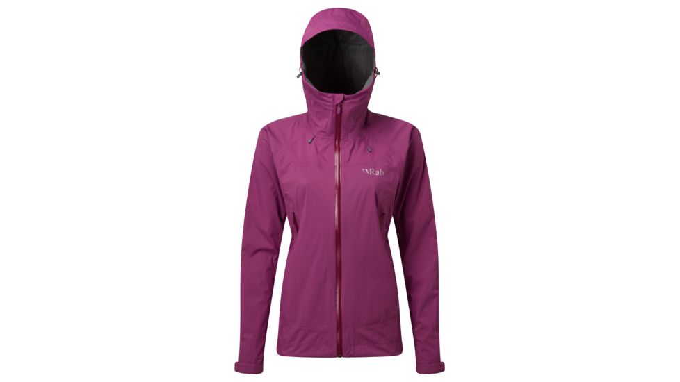 Rab Downpour Plus Jacket - Women's, Violet, 16, QWF-68-VI-16