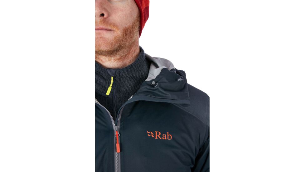 Rab Kinetic Alpine Jacket - Mens, Beluga, 2XL, QWF-75-BE-XXL