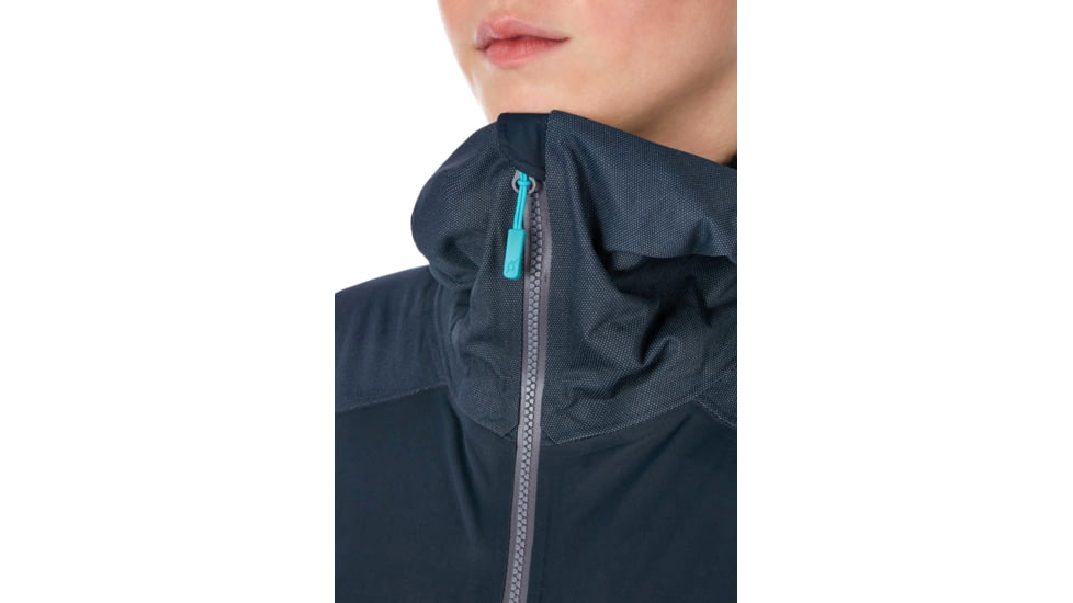 Rab Kinetic Alpine Jacket - Womens, Beluga, 10, QWF-76-BE-10