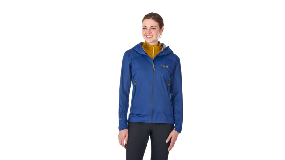 Rab Kinetic Alpine Jacket - Womens, Blueprint, 12, QWF-76-BP-12