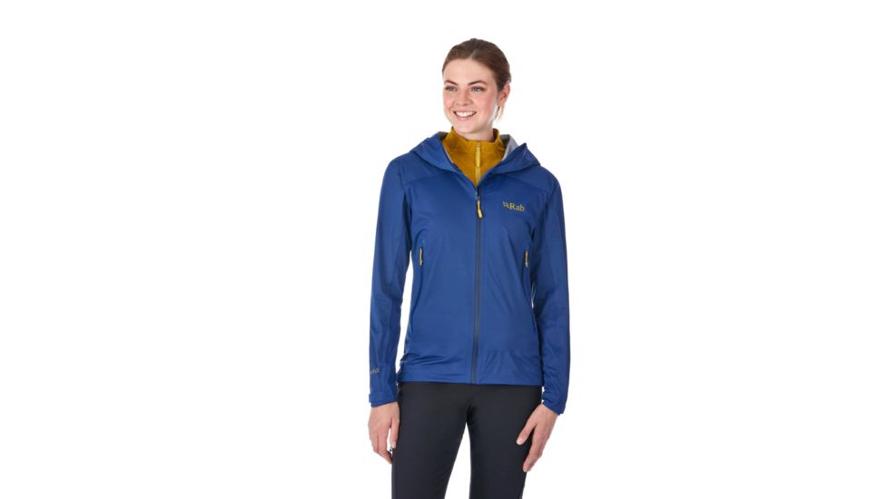 Rab Kinetic Alpine Jacket - Womens, Blueprint, 8, QWF-76-BP-08