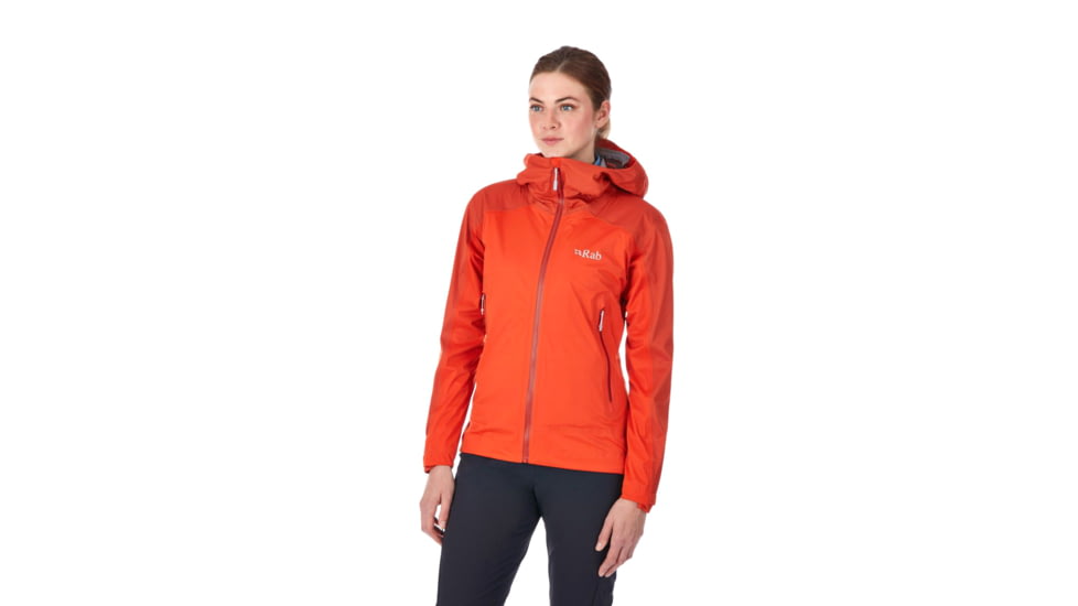 Rab Kinetic Alpine Jacket - Womens, Firecracker, 10, QWF-76-FC-10