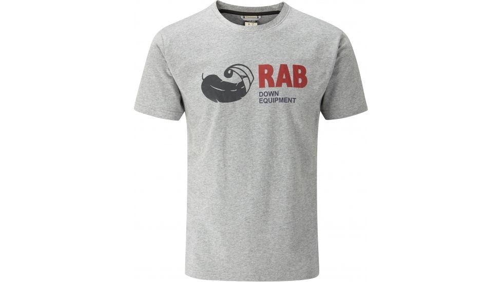Rab Stance Tee - Mens, Grey, Extra Large, QBT-91-GY-XL