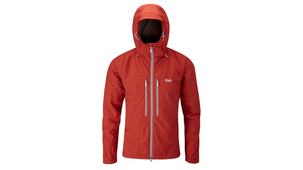 Rab Vapour-Rise Lite Alpine Jacket - Men's-Rust-Large â Mens Clothing Size: Large, Apparel Fit 
