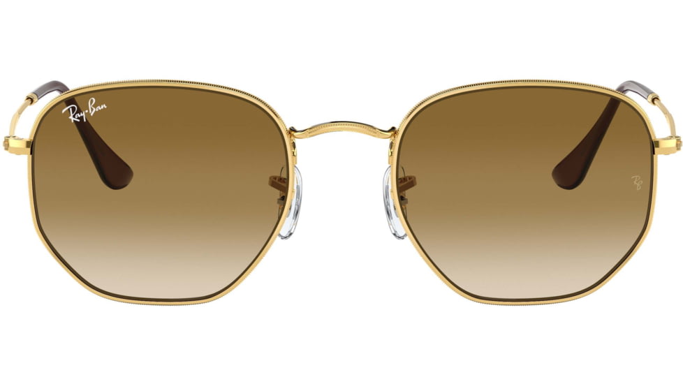 Ray-Ban Hexagonal Legend Gold Sunglasses 001/51-51 - , Clear Gradient Brown Lenses