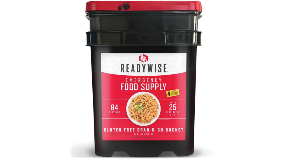 ReadyWise Gluten Free Grab and Go Bucket, 84 Servings, RWGF01-184