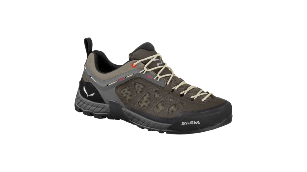 Salewa Mountain Trainer Mid GTX Backpacking Boots - Men's, Black Olive/Papavero, 7 US, 00-0000063447-939-7
