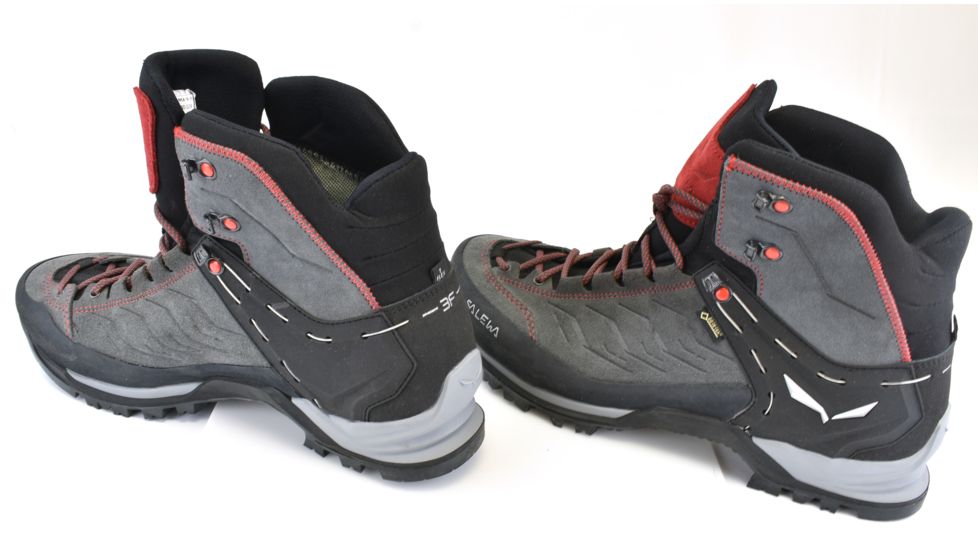 Salewa Mountain Trainer Mid GTX Backpacking Boots - Men's, Charcoal/Papavero, 12, 375945